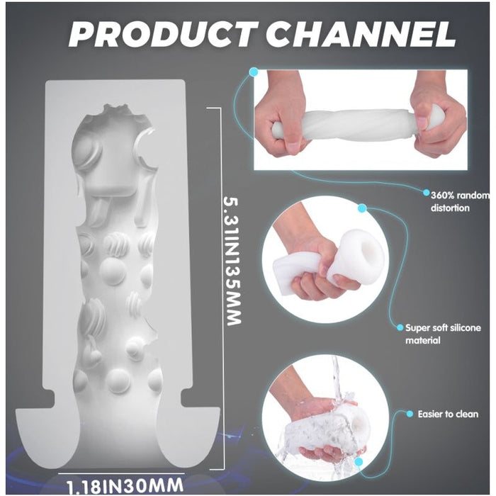 Capas Thrusting and Sucking Auto USB Masturbator