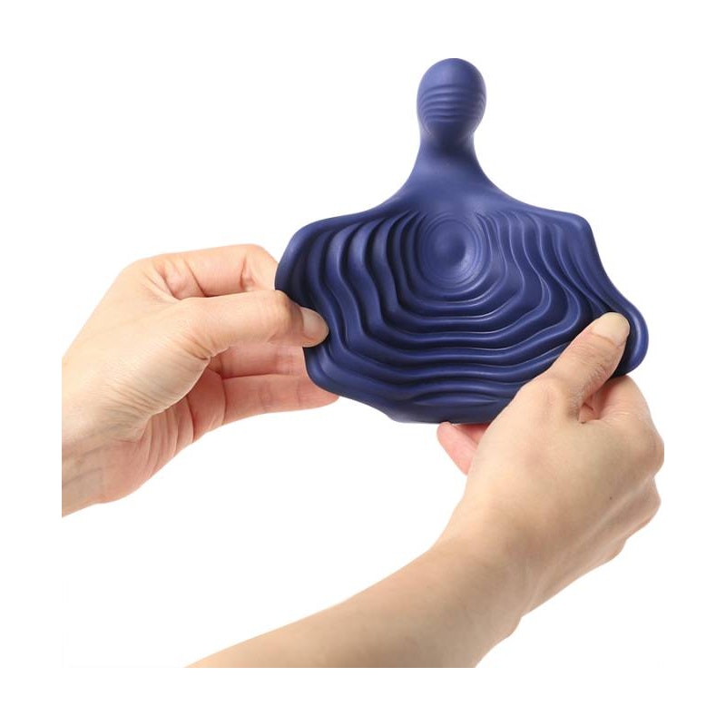 Arosum PulsateX Rechargeable Male Shaft and Glans Stimulator, Blue
