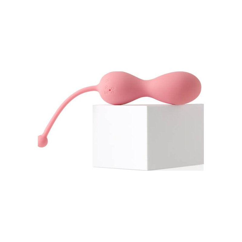 Arosum Kegelator Duo Vaginal Balls Come Hither Stimulator with Remote, Pink