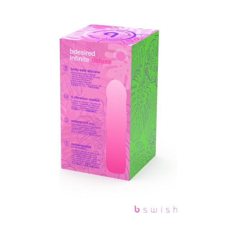 Bdesired Infinite Deluxe Vibrator, Pink
