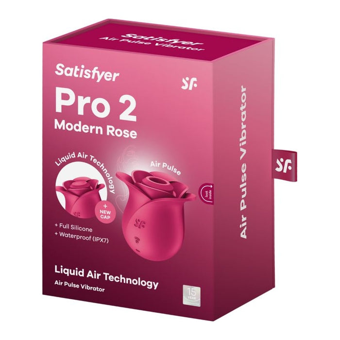 Satisfyer Pro 2 Modern Blossom Air Wave Clitoral Stimulator, Pink