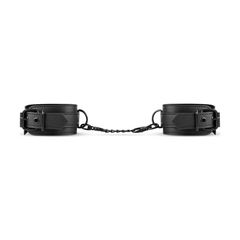Bedroom Fantasies Faux Leather Ankle Cuffs, Black