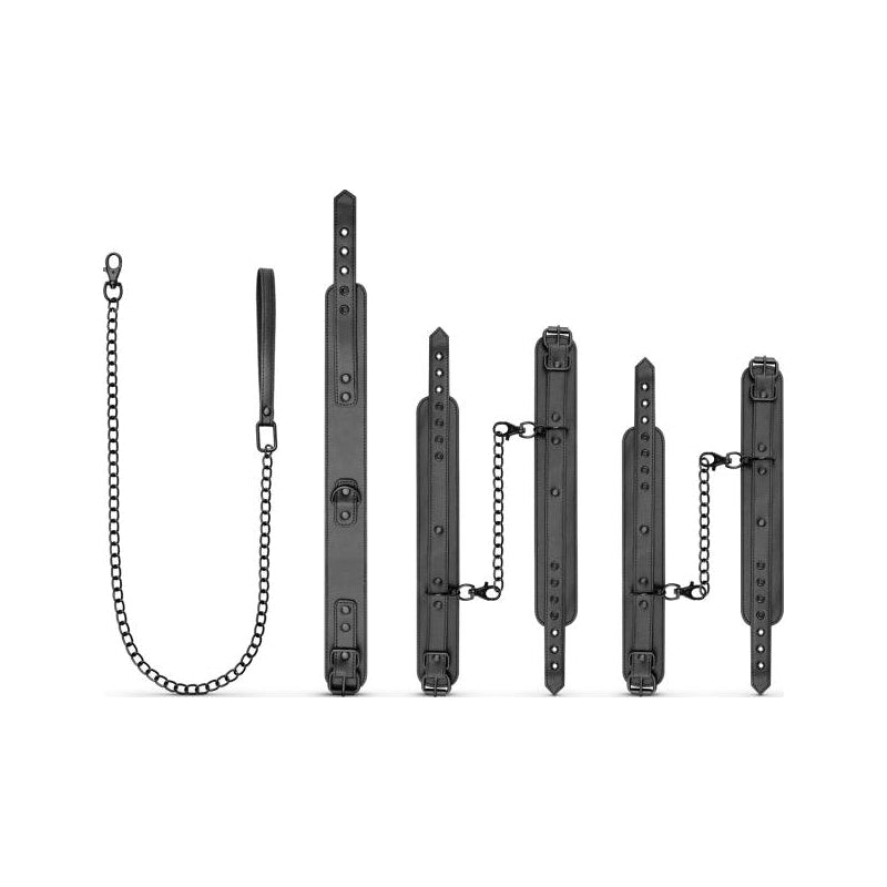 Bedroom Fantasies Total Restraint Complete Set, Black