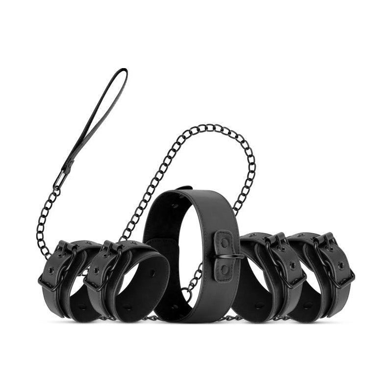 Bedroom Fantasies Total Restraint Complete Set, Black