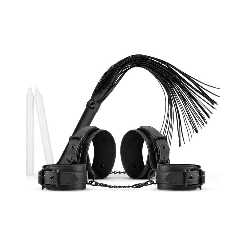 Bedroom Fantasies 5-Piece Kinky Bondage Set, Black