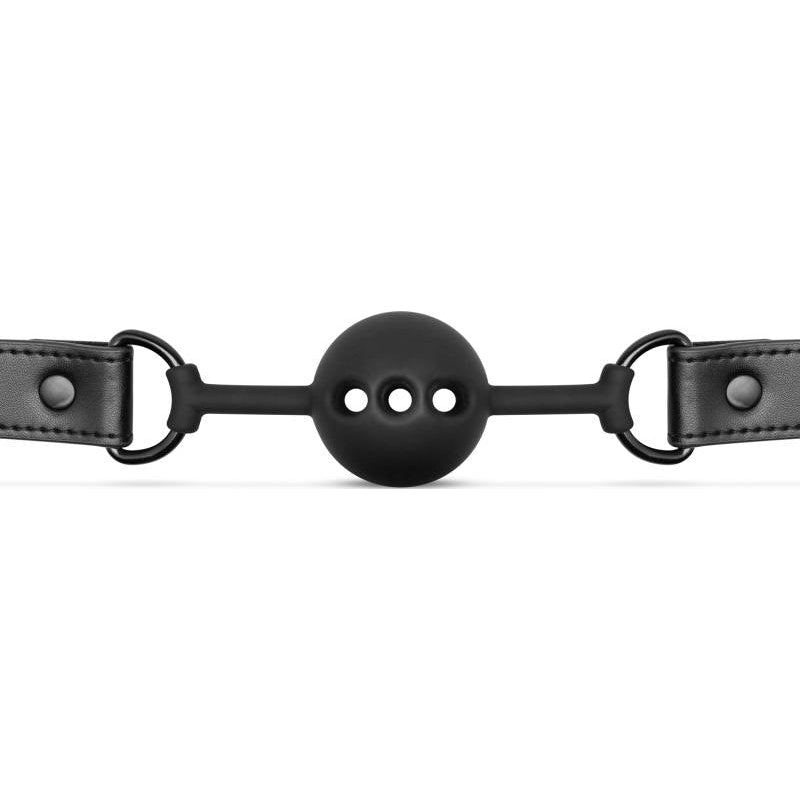 Bedroom Fantasies Breathable Silicone Ball Gag, Black
