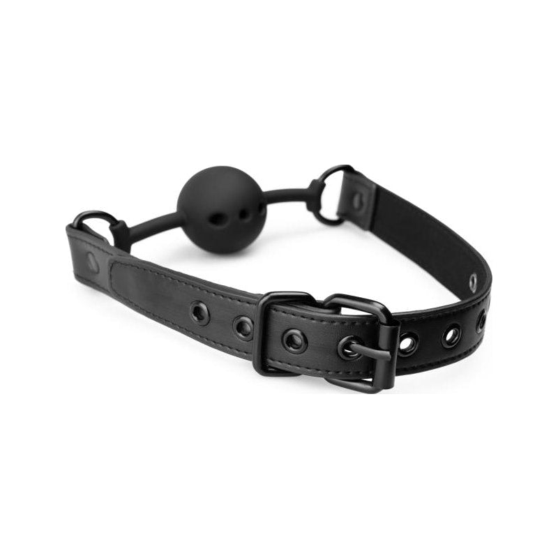 Bedroom Fantasies Breathable Silicone Ball Gag, Black
