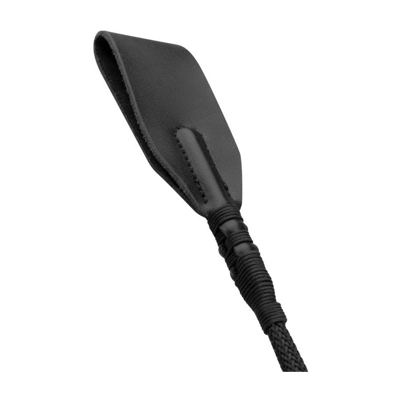 Bedroom Fantasies Faux Leather Crop Whip, Black