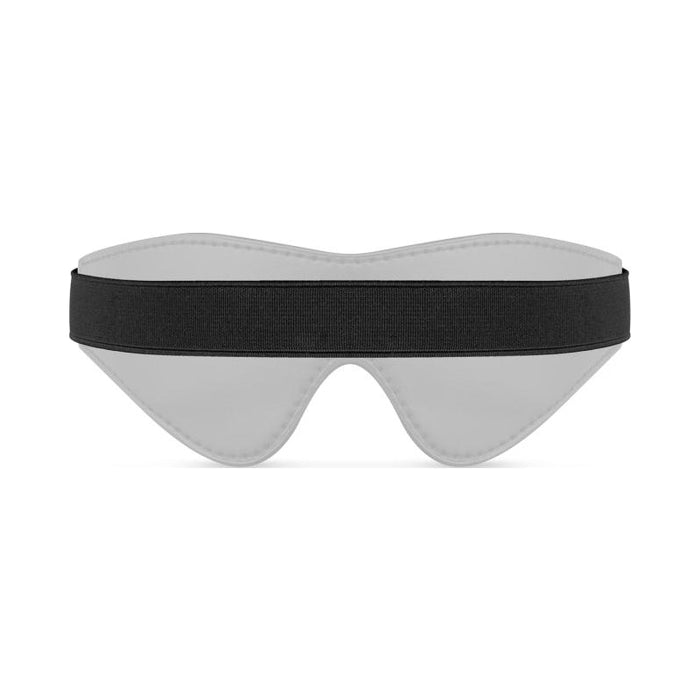 Faux Leather Blindfold Black