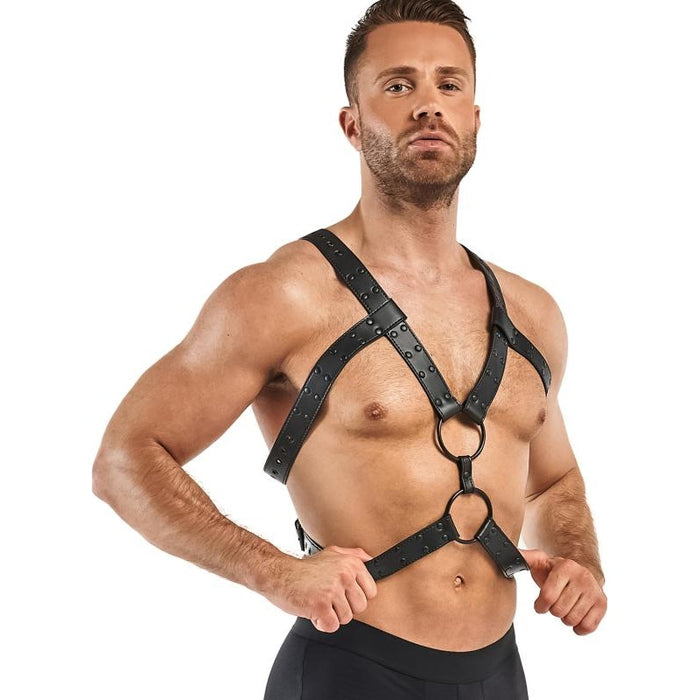 Rocco Bondage Harness Black