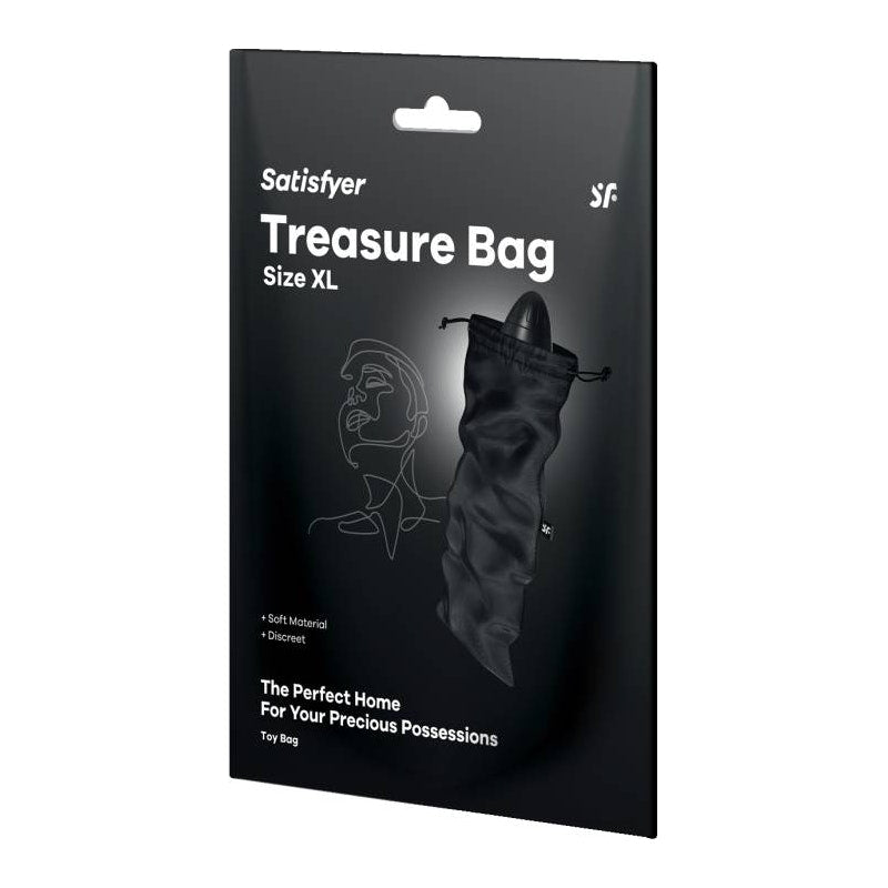 Satisfyer Treasure Bag Black Extra Large