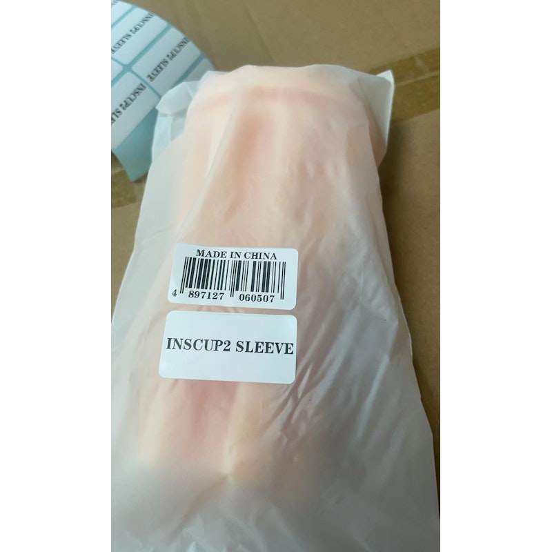 Inscup 2 USB Heating Masturbator Replacement Sleeve, Flesh