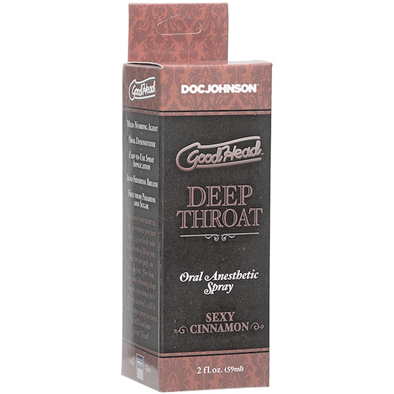 GoodHead Deep Throat Spray, Cinnamon, 59ml