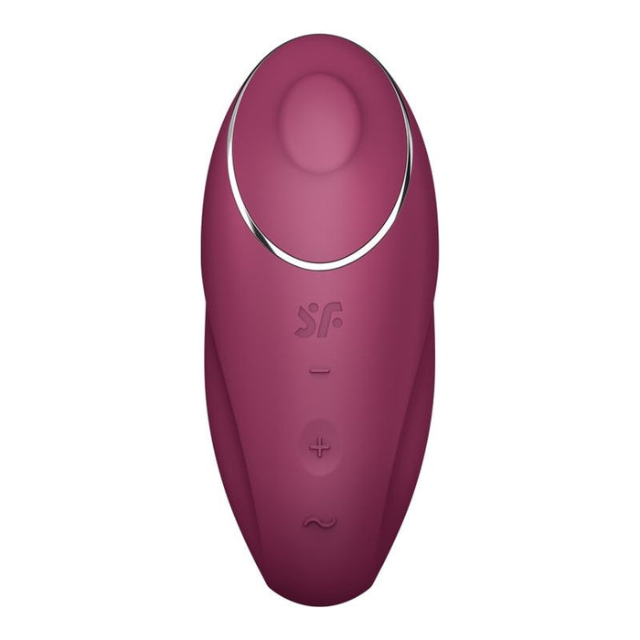 Satisfyer Tap and Climax 1 Vibrator, Red