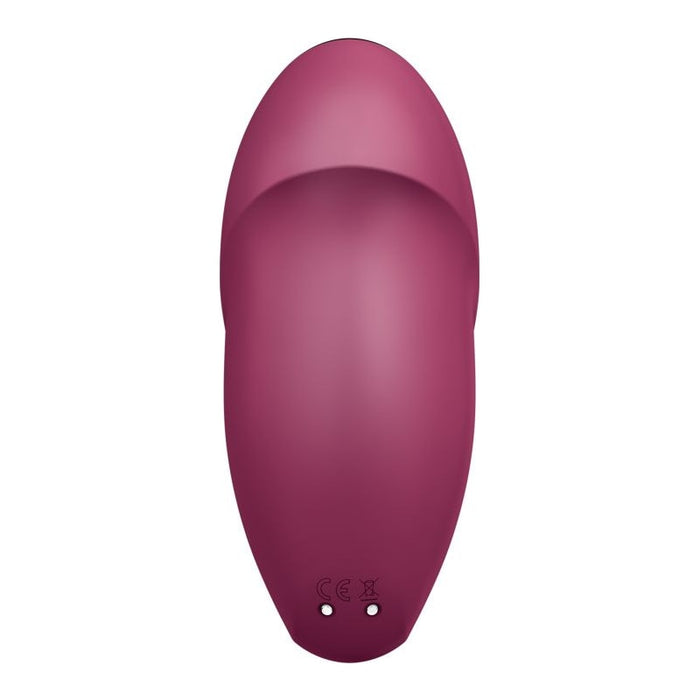 Satisfyer Tap and Climax 1 Vibrator, Red