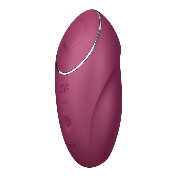 Satisfyer Tap and Climax 1 Vibrator, Red