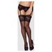 Obsessive 810 Stockings, Black, S/M