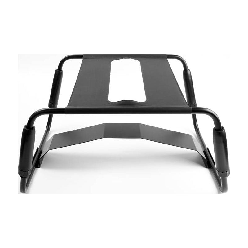Daytona Sex Chair Adjustable Height Black w Arch Bridge Dildo Attachment, Black
