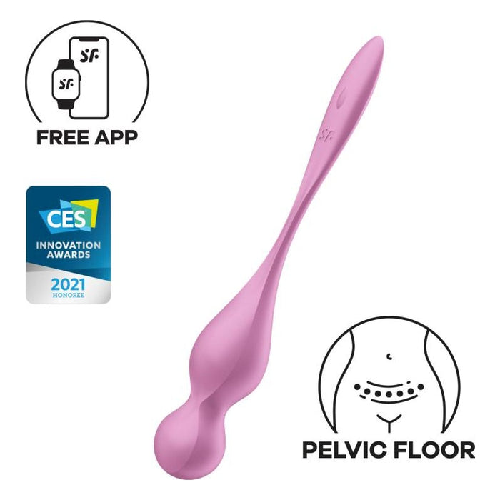 Satisfyer Love Birds 1 Kegel Pelvic Floor Trainer w Connect App Pink