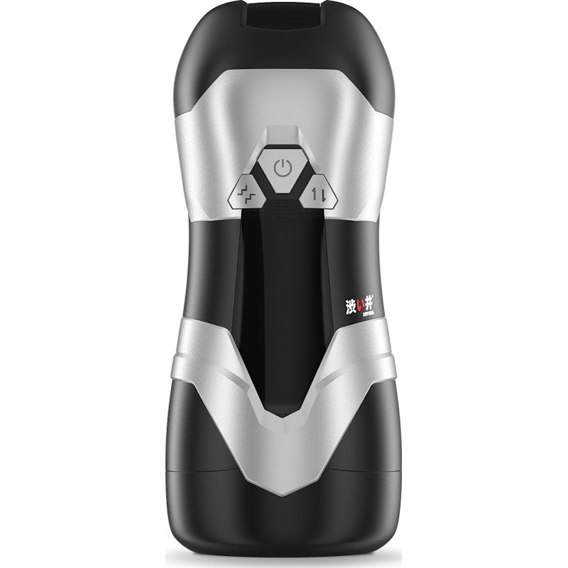 DVA Automatic USB Thrusting and Vibrating Masturbator, Black
