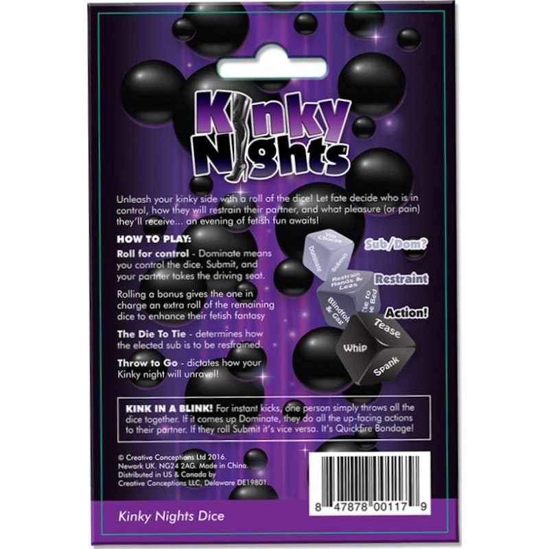 Kinky Nights Dare Dice Game