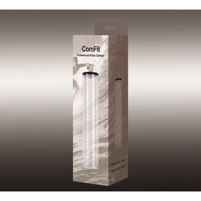 LuvPump Premium Penis Pump Valve Cylinder, 1.75in x 9in (4.5cm x 22.9cm), Clear