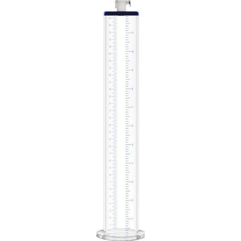 LuvPump Premium Penis Pump Valve Cylinder,  1.75in x 12in (4.4cm x 30.5cm), Clear
