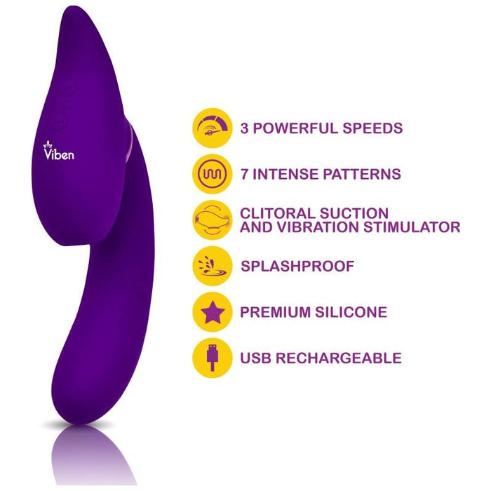 Symphony 21 Mode Swivel Suction Head Triple Motor Vibrator