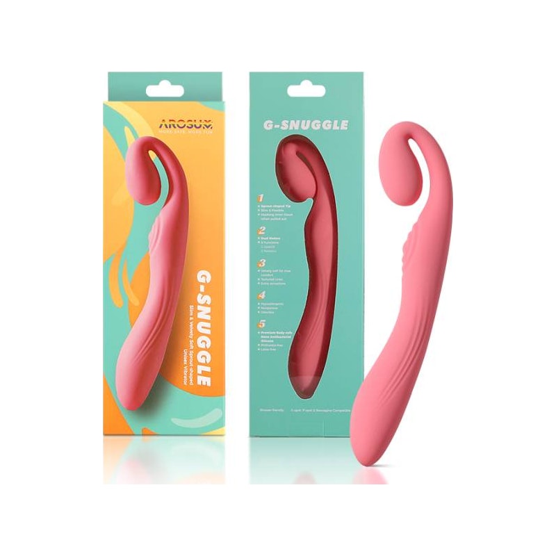 Arosum G-Snuggle Ultrasoft Sprout-shaped Unisex Vibrator