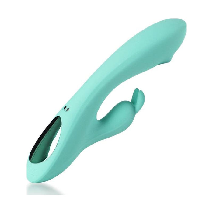 Arosum G-Rabbit Rotating G-Spot and Clitoral Vibrator, Teal