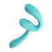 Arosum Sapphi Detachable Strapless Strap-on Double Vibrator, Teal