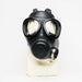 XTRM Military Adjustable Strap Rubber Gas Mask, Black