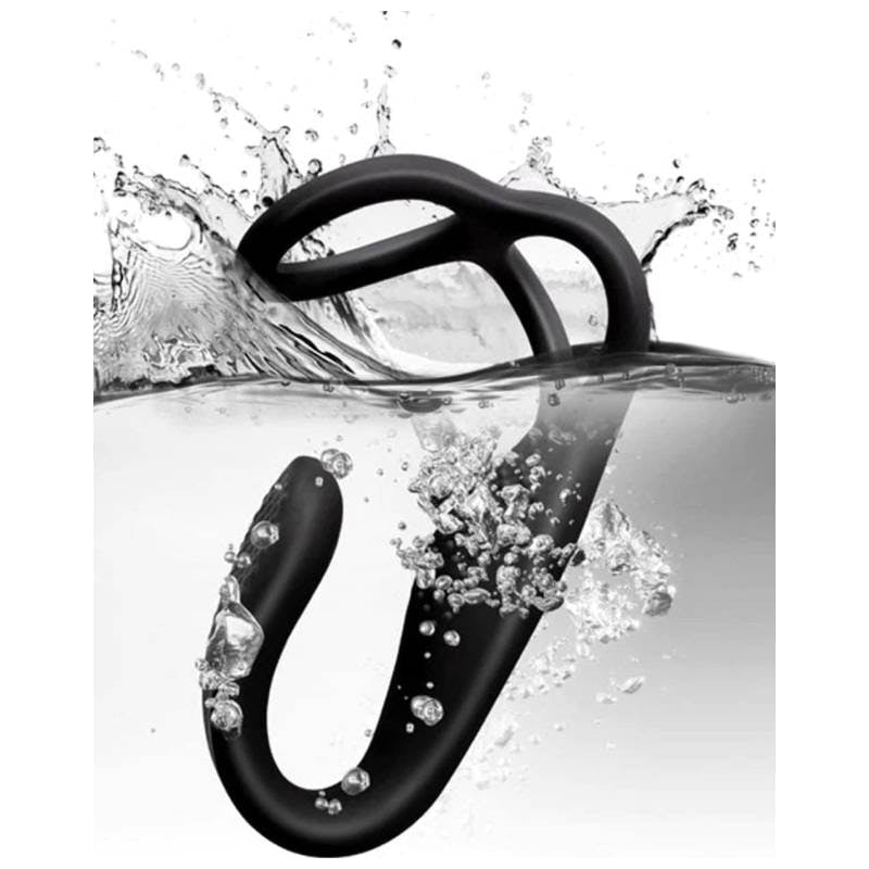 Rocks Off The Vibe - Cock, Ball and Anal Stimulator, Black