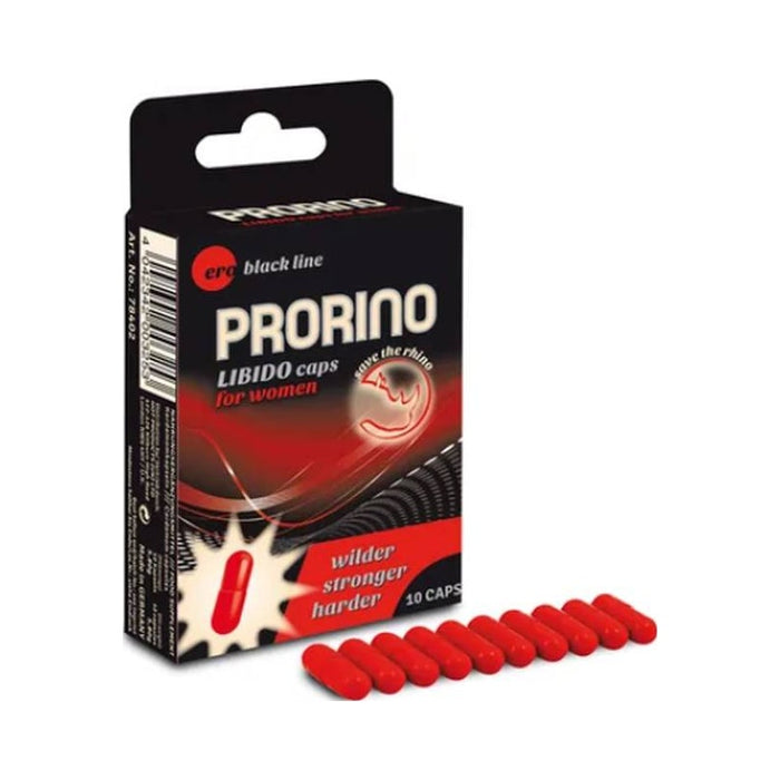 PRORINO Libido Capsules For Women, 10-Pack