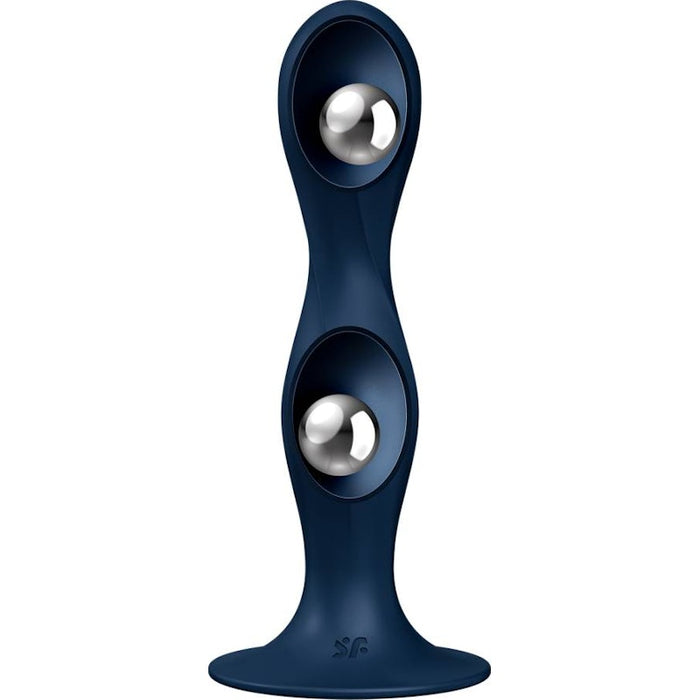 Satisfyer Double Ball-R Dildo, Blue