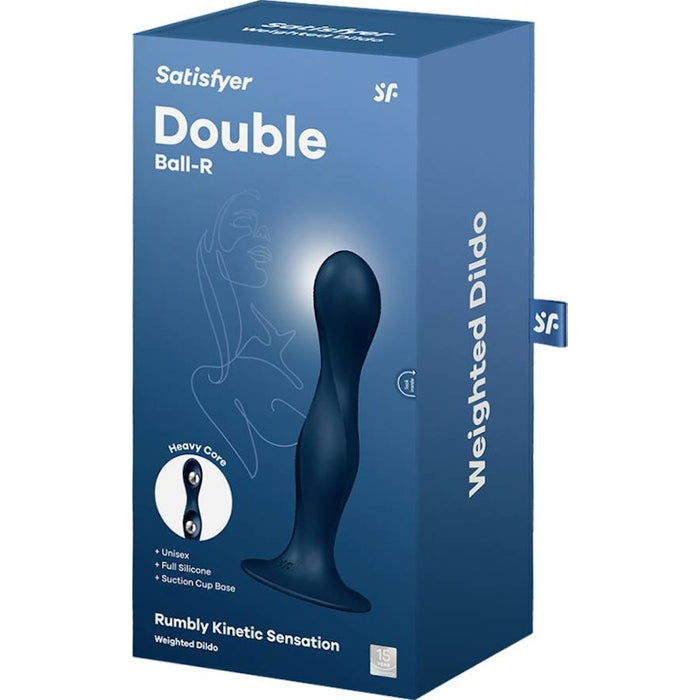 Satisfyer Double Ball-R Dildo, Blue