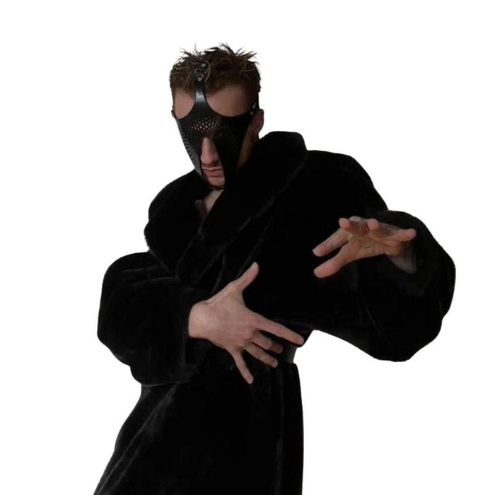 Daytona Ex Machina Genuine Leather Mask, Black