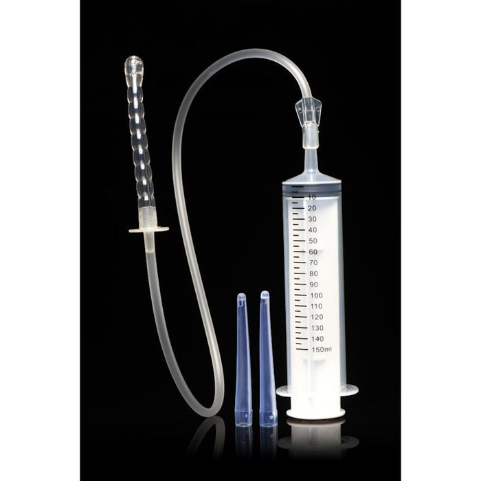 Enema Syringe With Attachments