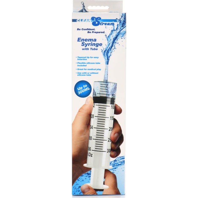 CleanStream 300ml Enema Syringe, Mixed