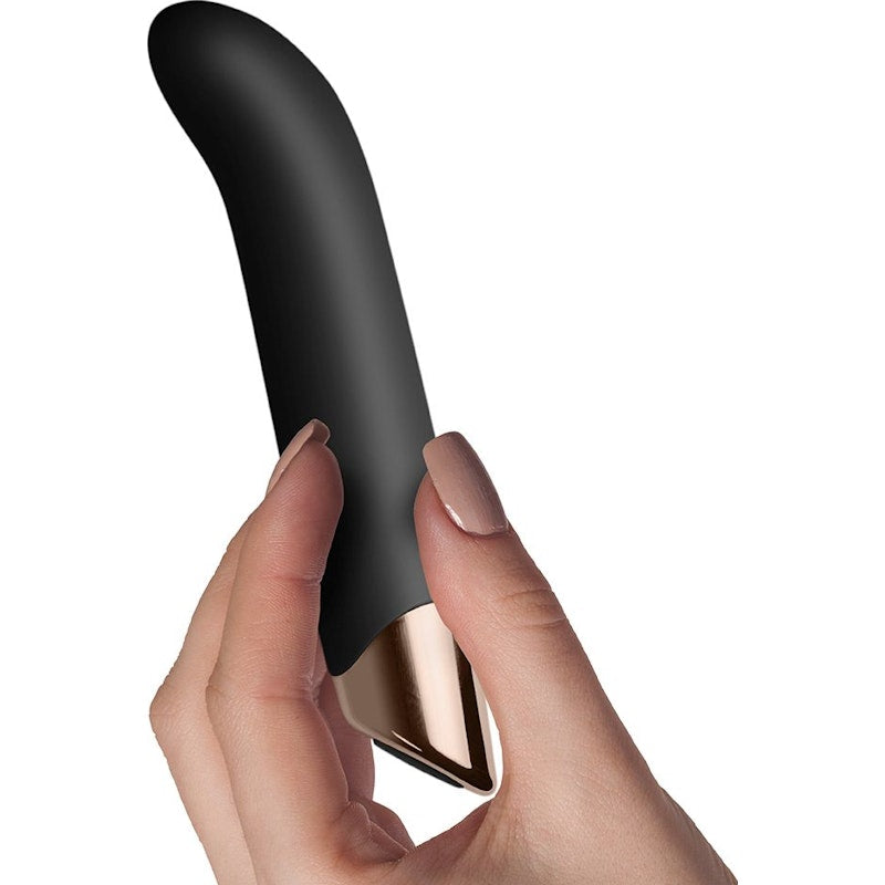 Rocks Off Chaiamo G, G-Spot Vibrator, 6"/15cm, Black