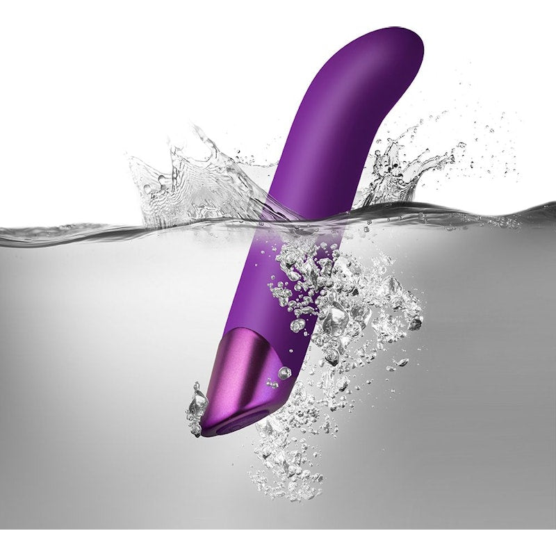 Rocks Off  Chaiamo G Purple Vibrator, 6" (15cm), Purple