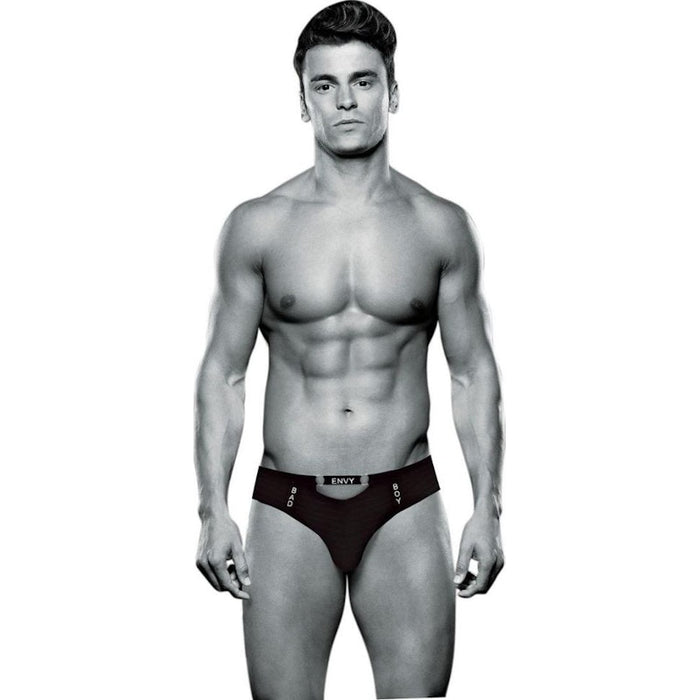 Envy Bad Boy Thong, Black, S/M, M/L, XL