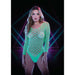 Lapdance Glow In The Dark Teddy, Green, One Size