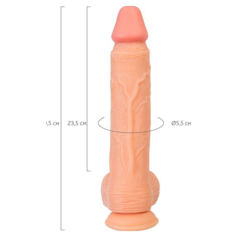 RealStick Nude Dildo Wilt, Flesh