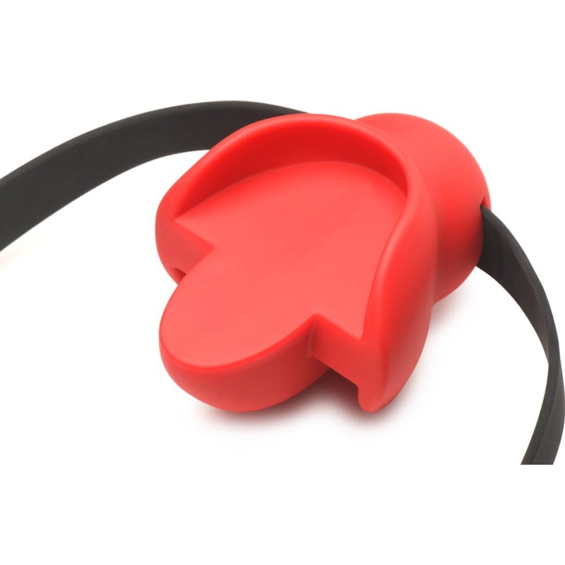 Master Series Gag Order Extreme Silicone Ball Gag, Red