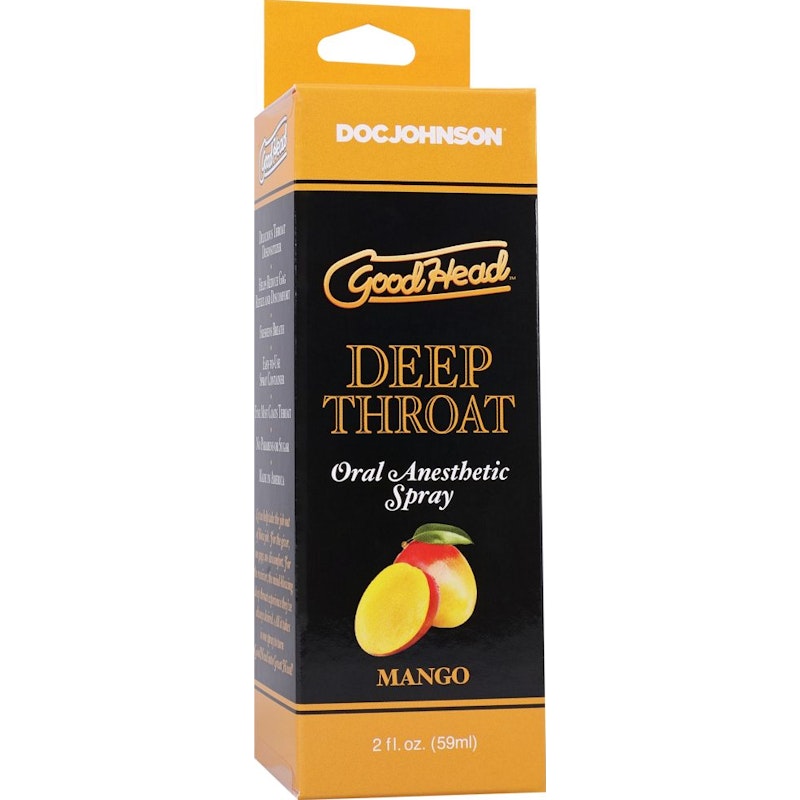 GoodHead Deep Throat Spray, Mango, 59ml
