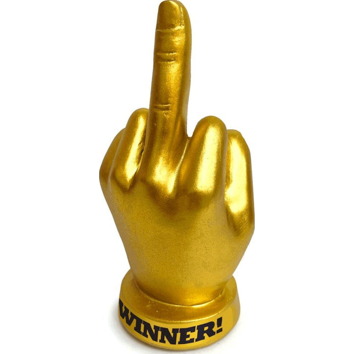 Golden FU Finger Desk Trophy - Genie