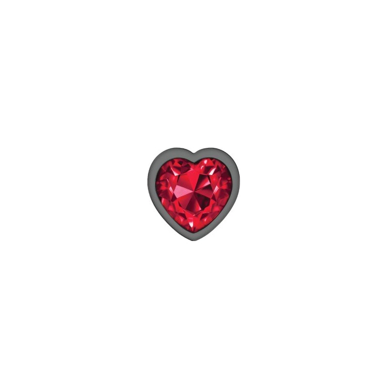 Cheeky Charms Round Metal Butt Plug 3-piece Kit, Gunmetal