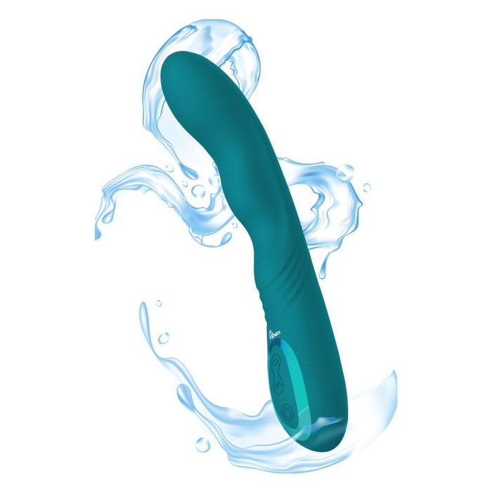 Viben Swagger Rechargeable Vibrator, Ocean Blue