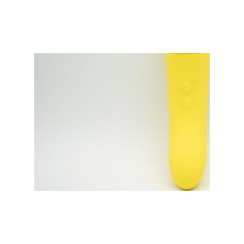Natalie's Toy Box Banana Cream Air Pulse G-Spot Vibrator, Yellow